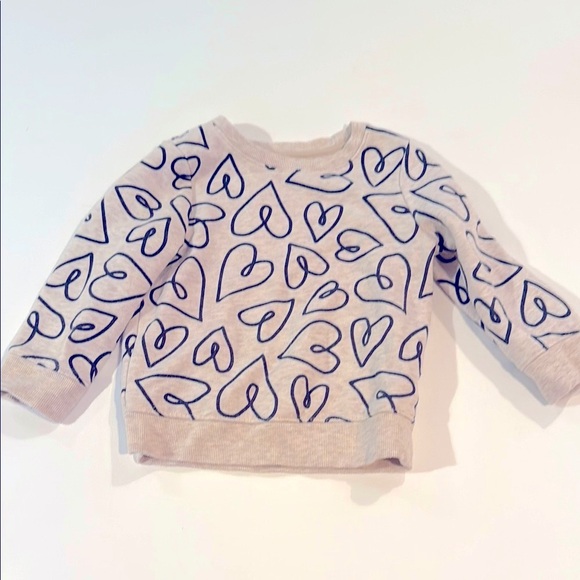 🟡Hearts Toddler Sweater - Picture 1 of 3